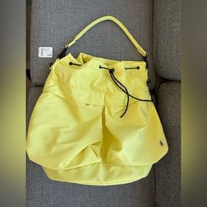Free People Large Gym Bag Yellow